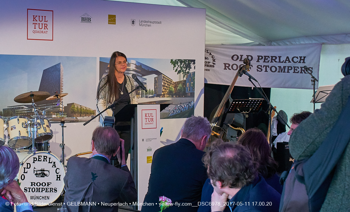 11. Mai 2017 - Grundsteinlegung für die LOGE und dem Kulturquadrat in Neuperlach